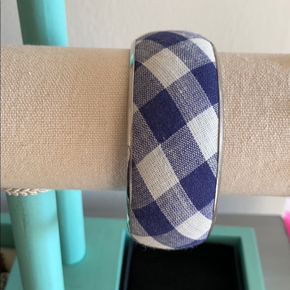 White and Blue Bangle